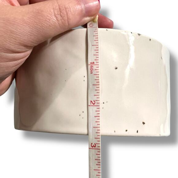 Rae Dunn Pet Dog Cat Dishes Food Bowls Nibble Devour Ceramic White Black Blue - Picture 13 of 14